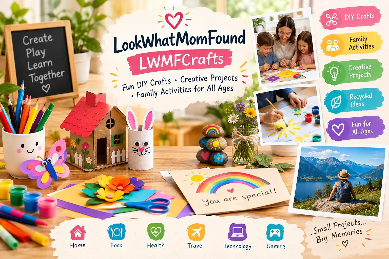 Activities Brought to You by LookWhatMomFound LWMFCrafts